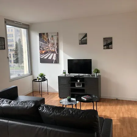 Hyper Centre - Wifi Fibre Gratuit - Jergweloh - Le New Yorkais Apartman Caen