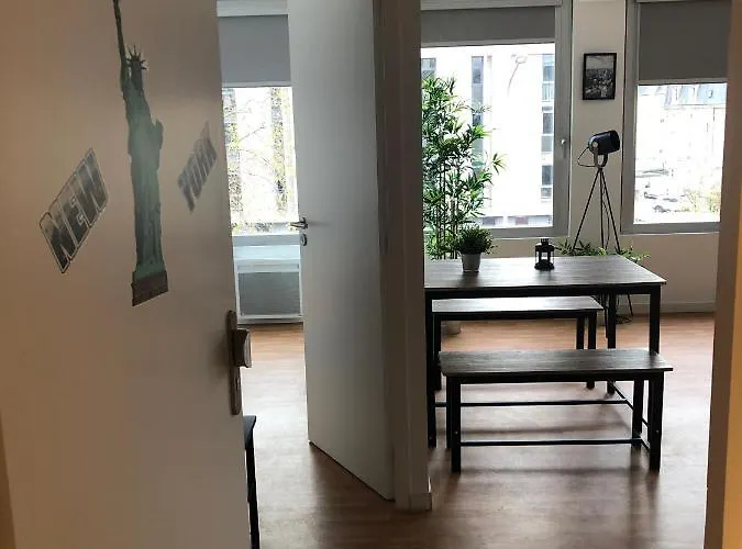 Hyper Centre - Wifi Fibre Gratuit - Jergweloh - Le New Yorkais Apartman Caen